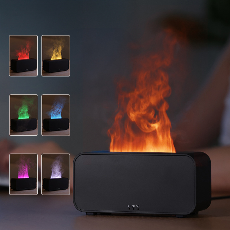 Difusor de Aroma Flame Effect™ – Efecto Llama 3D y Luz LED