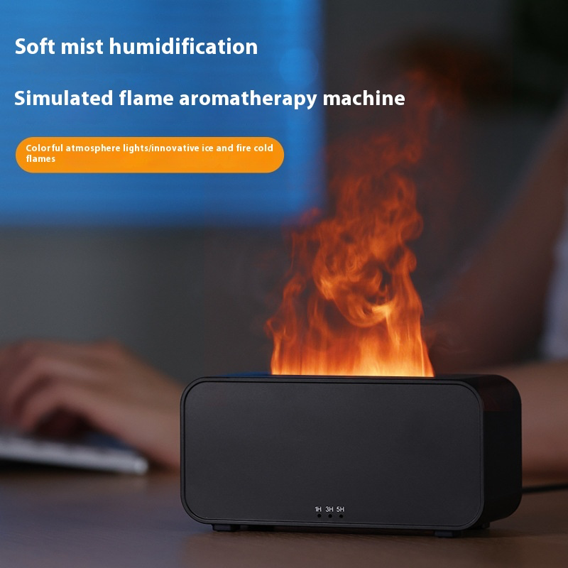Difusor de Aroma Flame Effect™ – Efecto Llama 3D y Luz LED